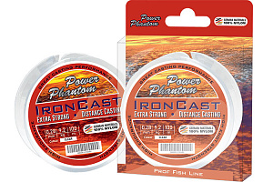 Леска Power Phantom IronCast , 0,14мм, 2,8 кг,прозрачный, 150м