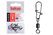 Вертлюг с застежкой Saikyo SA-302-08 - 10 шт (10кг)