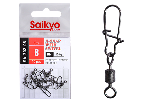 Вертлюг с застежкой Saikyo SA-302