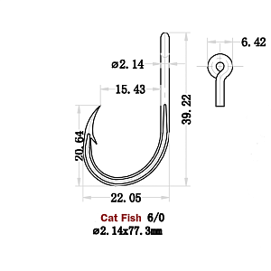 Крючки Saikyo Cat Fish FT № 6/0 (10 шт)