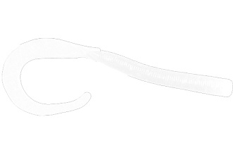 . LureMax LOMBRIZA 4''/9,5, LSL4-020 Glow White (10 .)
