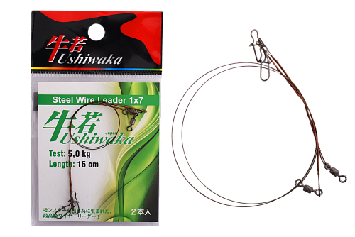 Поводки Ushiwaka Steel Wire Leader 1x7 Поводки Ushiwaka Steel Wire Leader 1x7