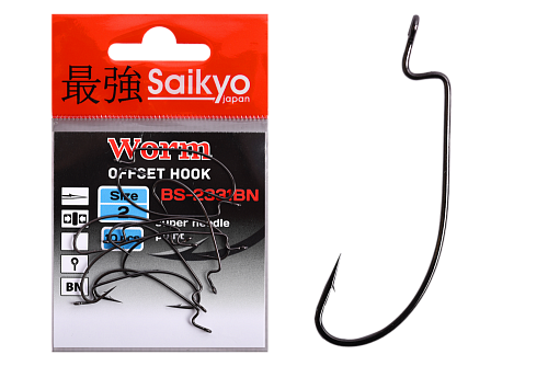 Крючки офсетные Saikyo BS-2331 Worm
