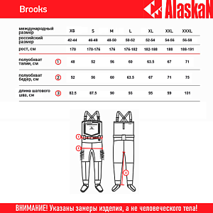Вейдерсы Alaskan Brooks XS