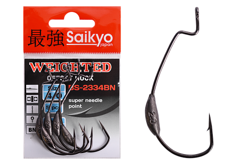 Крючки офсетные Saikyo BS-2334 Weighted