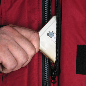 Костюм зимний Alaskan Russian Mission бордовый/черный        XS (куртка+полукомбинезон)