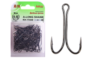 Крючки Saikyo двойн.Long Shank KH-11040  BN №  1/0 (50шт)