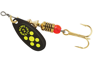  . Mepps BLACK FURY 2,  Black/Chartreuse
