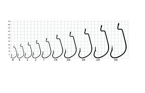 Крючки офсетные Saikyo BS-3312 Offset Hook