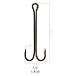  Saikyo .Long Shank KH-11040  BN 3/0 (100)