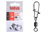 Вертлюг с застежкой Saikyo SA-302-14 - 10 шт (4кг)