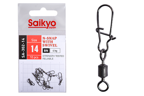 Вертлюг с застежкой Saikyo SA-302