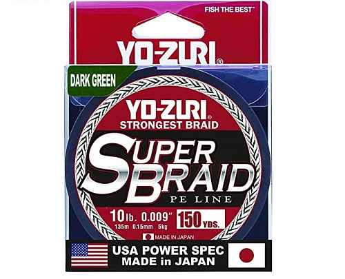 Yo-Zuri PE Super Braid, 150yd