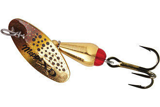  . Mepps XD TRI FLUO, 3, G/Brown