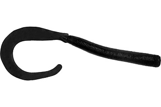 . LureMax LOMBRIZA 4''/9,5, LSL4-006 Black (10 .)