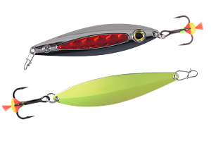 Блесна вертикальная ECOPRO Killka, 65мм, 15г,  GR/SRF