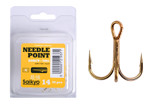 Крючки тройные Saikyo 7001