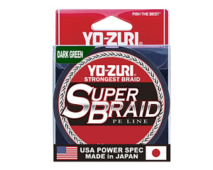 .. Yo-Zuri PE Super Braid 135 Dark Green 15Lbs (0.19)