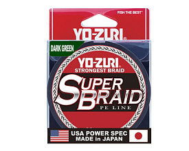.. Yo-Zuri PE Super Braid 135 Dark Green 15Lbs (0.19)