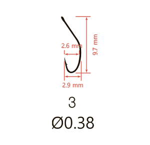 Крючки Saikyo KH-10074 BN AKITA KITSUNE №3 (10 шт.)