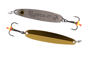 Блесна вертикальная ECOPRO Судачья с глазом, 60мм, 10г,S/G