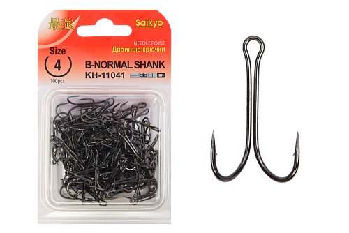 Крючки двойные Saikyo KH-11041 Double Hook (B-Normal Shank)