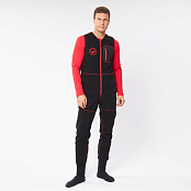 Полукомбинезон флисовый RiverRanger Bib черный   S