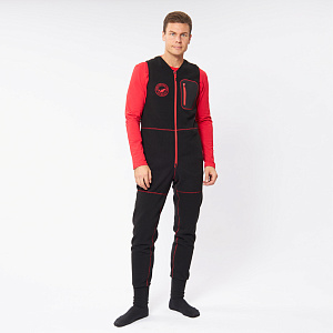 Полукомбинезон флисовый RiverRanger Bib черный   S