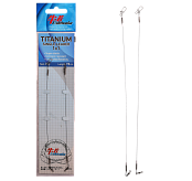 Поводок Ushiwaka Titanium Single UTS11507, 1х1, 7кг/15см, 2шт