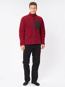 Костюм флисовый Alaskan RoyalFish бордовый/черный    XS