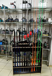 Стойка для удилищ 97*83*32 см;  22 уд. (для магазина)