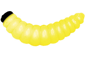 . LureMax WOOD WORM 1''/2, LSW1-001 Chartreuse (10 .)