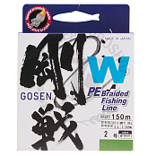 Шнур Gosen W4 braid 150м Moss Green #0.6 (0,132мм) 4,0кг.