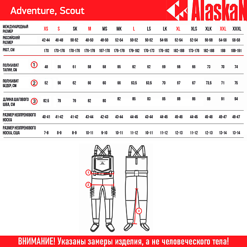 Вейдерсы Alaskan Adventure