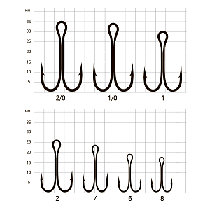 Крючки Saikyo двойн.Normal Shank KH-11041  №   1 BN (50шт)