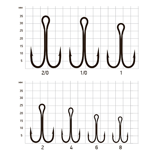 Крючки двойные Saikyo KH-11041 Double Hook (B-Normal Shank)