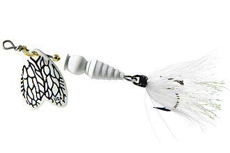  . Mepps BUG, 0, White Miller