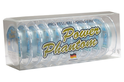 Леска Power Phantom Super Soft, светло-голубой