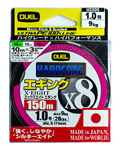 .. Duel PE Hardcore X8 Eging 150m 3Color #1.0 (0.171) 9.0 .