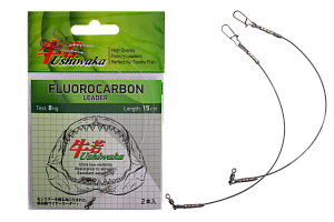 Поводок Ushiwaka Fluorocarbon UF1508, 8кг/15см, 2шт