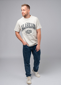 Футболка Alaskan светло-серая   S
