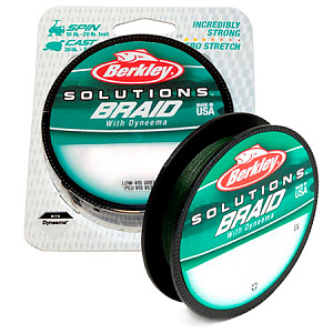 Шнур Berkley SOLUTIONS BRAID Green, 125M, 0.16MM