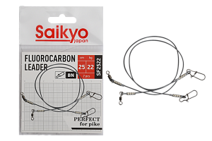 Поводок Saikyo FC Leader SF2522, 22кг/25см, 2шт