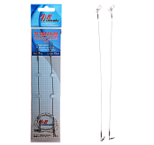 Поводок Ushiwaka Titanium Single UTS11517, 1х1, 17кг/15см, 2шт