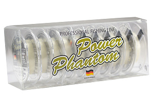 Леска Power Phantom Super Soft, 0,10мм, 1,6 кг,прозрачный, 110м