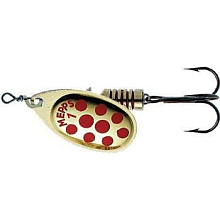  . Mepps AGLIA PTS, 1, Gold/Red dots