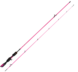Удилище каст. Maximus MINIGUN C PINK LE 18UL 1,8m 2-8g  (top solid)