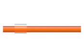 Сторожок ECOPRO Силиконовый, флуор.-оранжевый 5мм, 7,5см (8 шт)