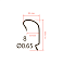 Крючки офсетные Saikyo BS-3312 Offset Hook