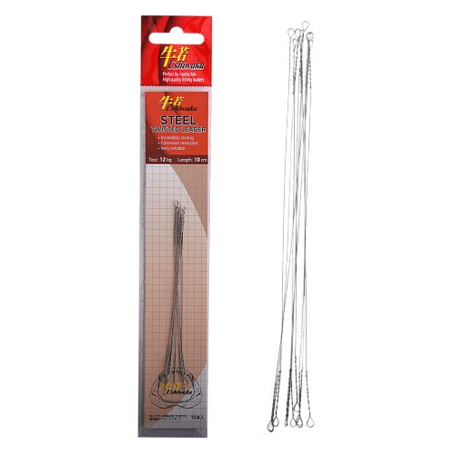 Поводки Ushiwaka Steel Twisted Leader